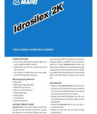 Idosilex 2K - vữa chống thấm hai thành phần gốc xi măng