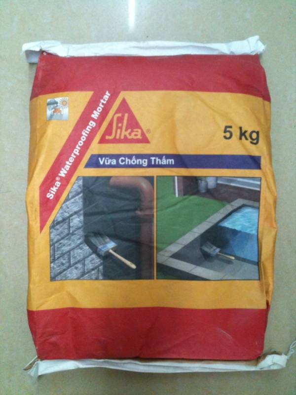 Sika Waterproofing Mortar - Vữa chống thấm 1 thành phần gốc xi măng